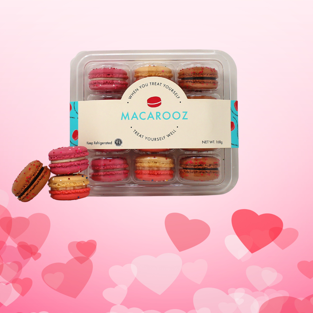 Valentine&#39;s Set B: 12ct Macarons