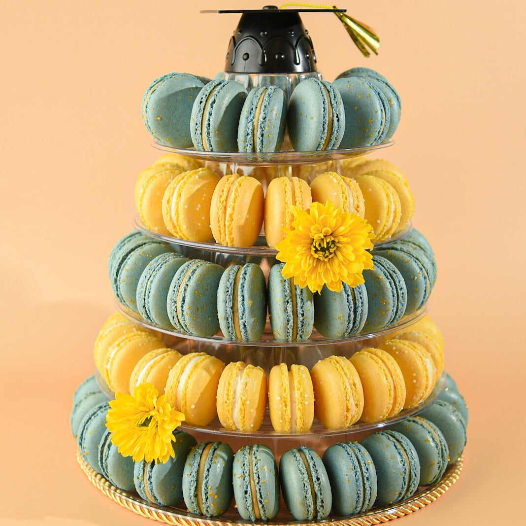 Graduation Macaron Tower