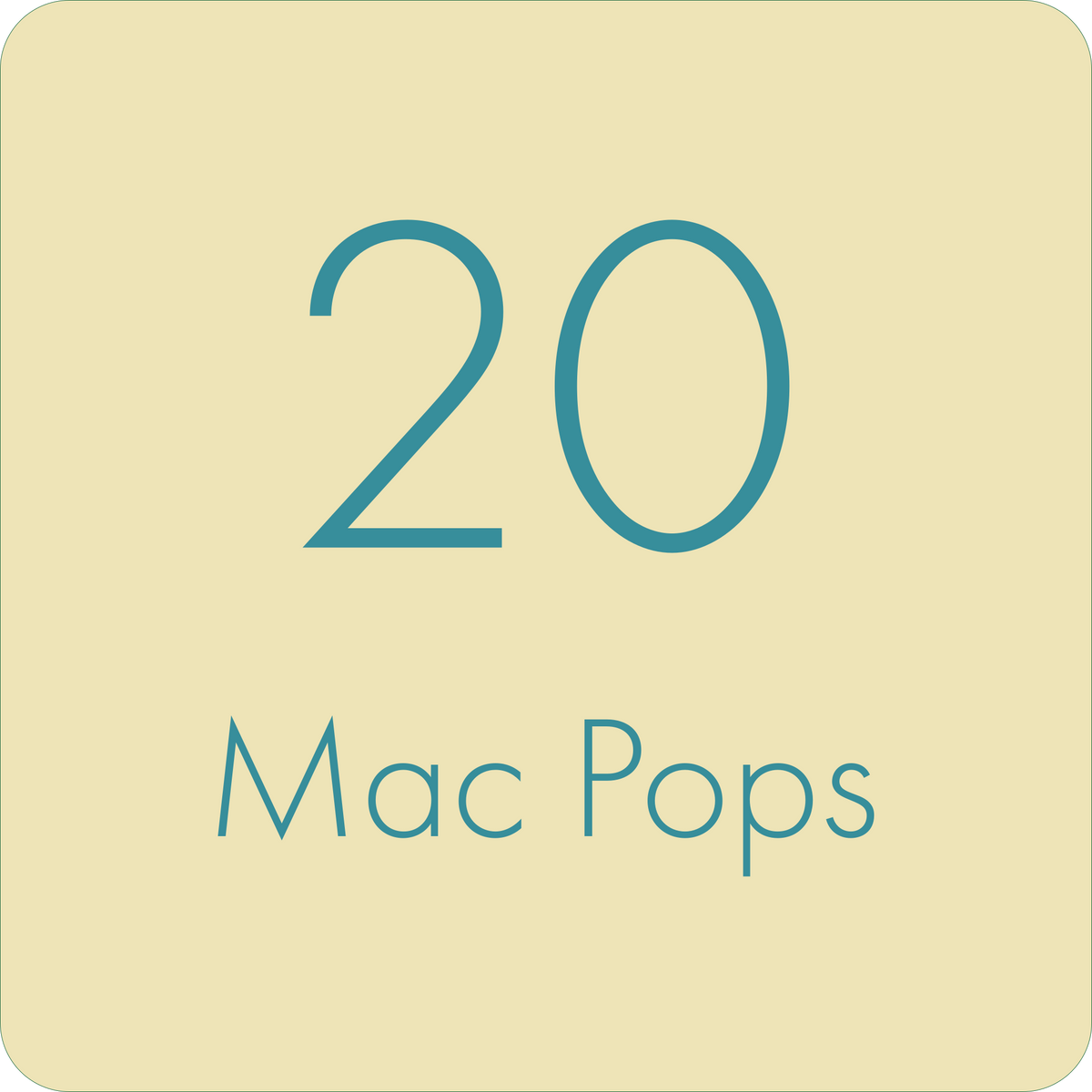 Holiday Mac Pops