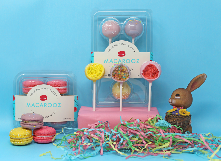 Easter Set 1: 6ct Macarons + 3ct Mac Pops