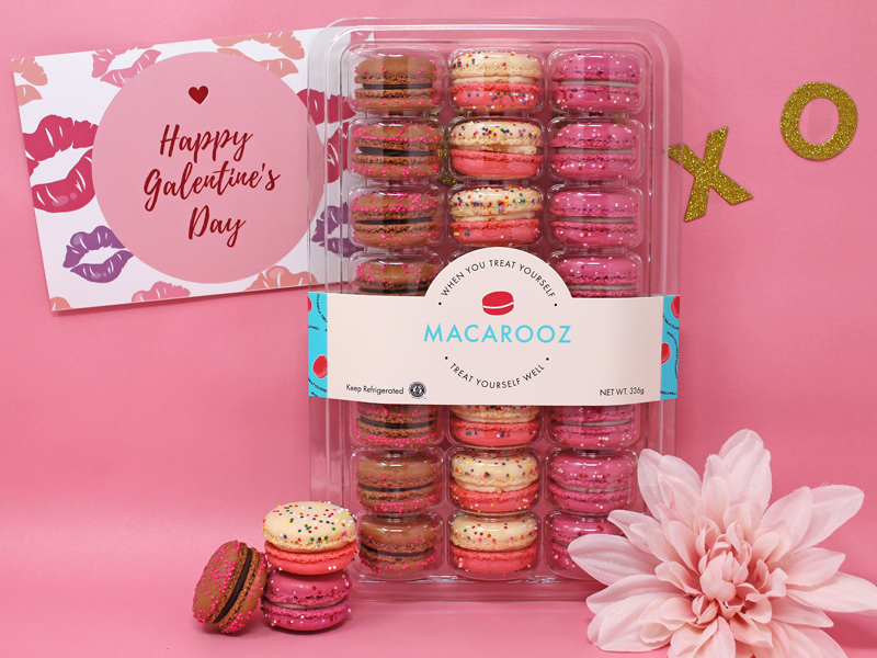 Galentine&#39;s Day Set 5: 24ct Macarons